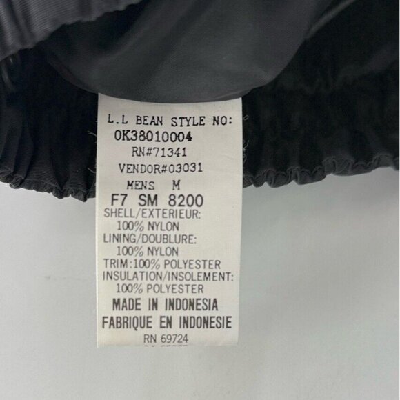 Columbia Engineered Exclusively For L.L.Bean Men’s Black‎ Snow Pants Medium - Picture 10 of 11